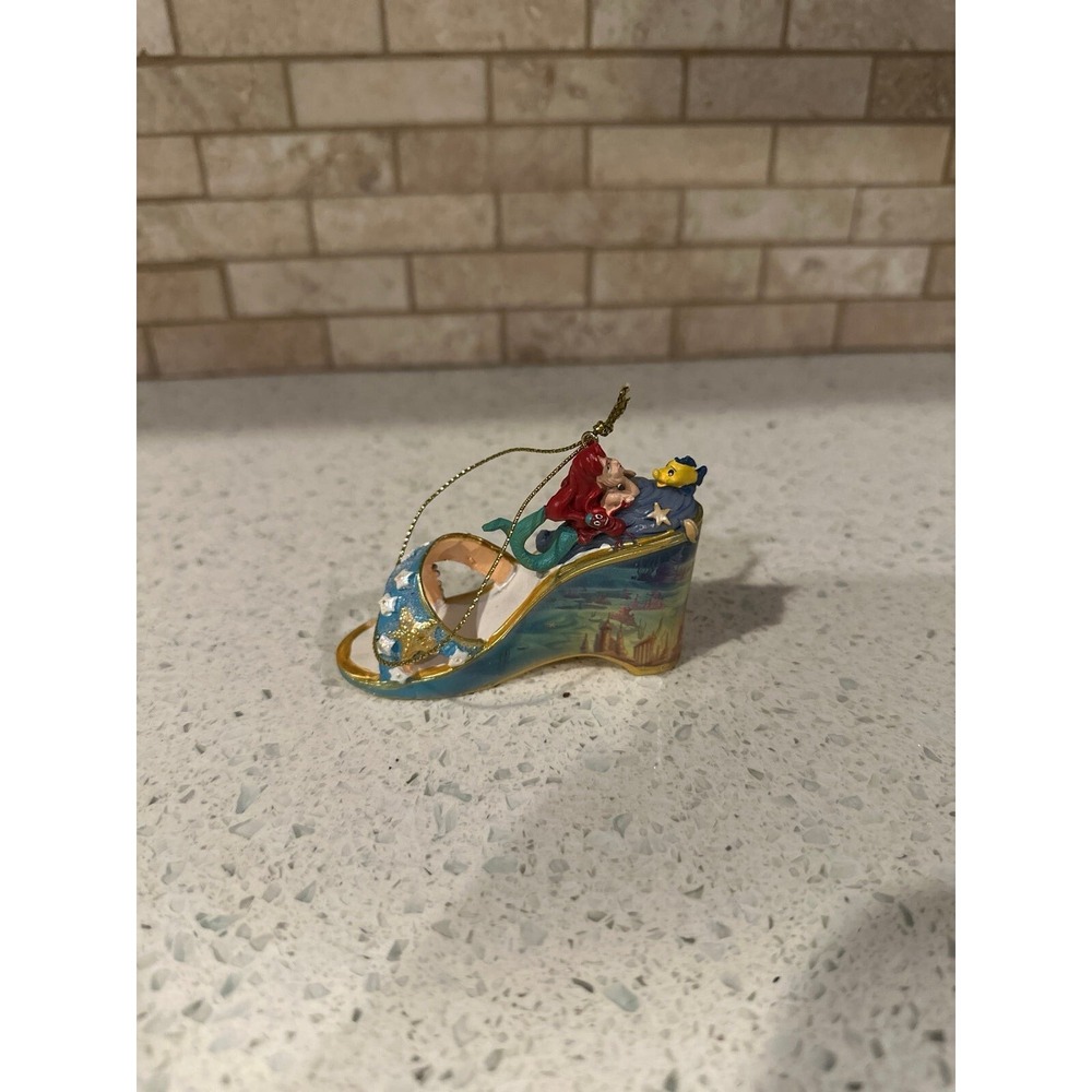 DISNEY LITTLE MERMAID ARIEL  BRADFORD EXCHANGE ONCE UPON A‎ SLIPPER